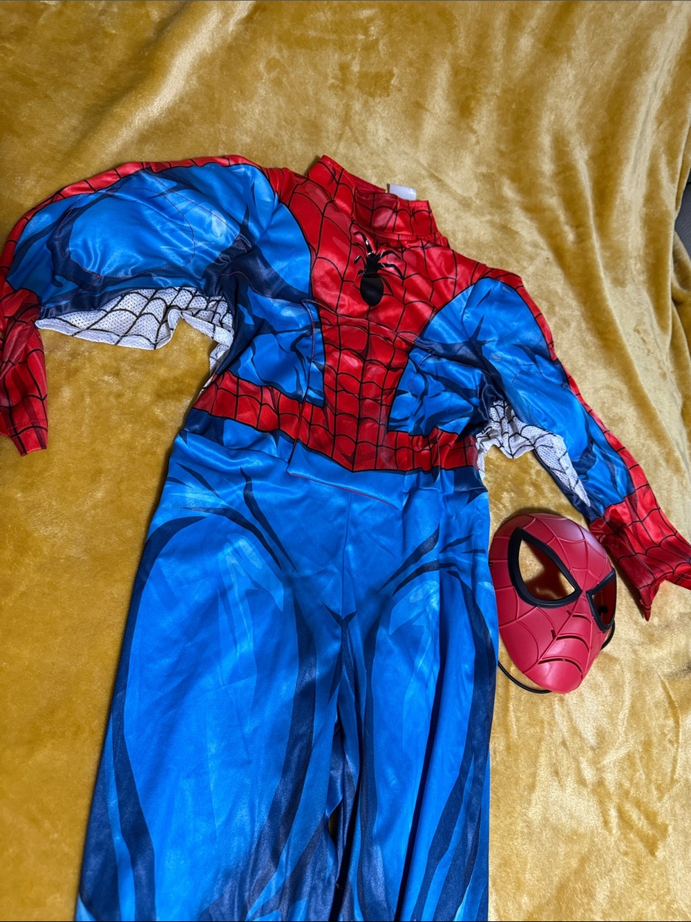 Marvel/Disney Adaptive Spider-Man Kids Superhero Costume with Mask